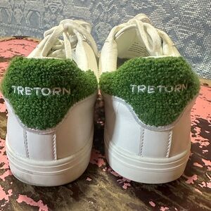TRETORN Women’s Mixed Doubles Sneaker white/green fuzzy Sz 10